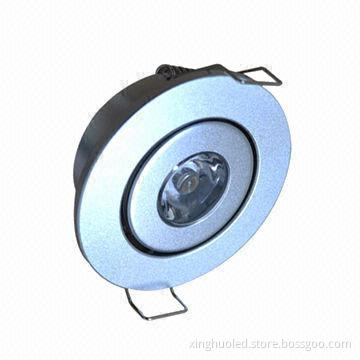 1W LED ceiling light, CE certified/RoHS Directive-compliant